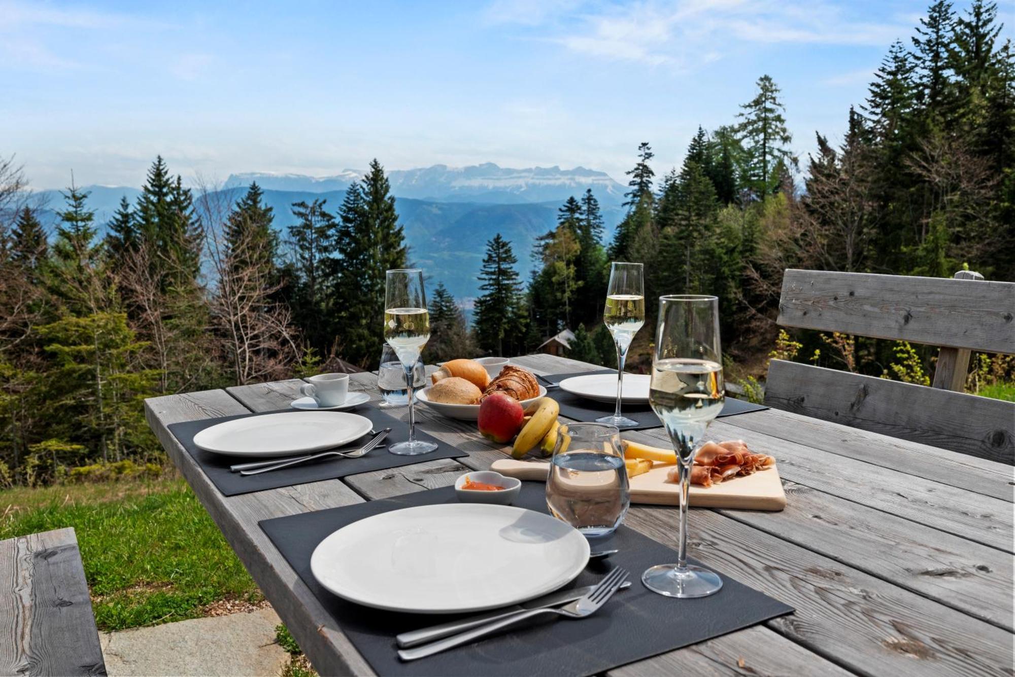 New Opening "Sissi Chalets" - Unique Luxury Hideaway With Mountain View & Sauna Mendola Kültér fotó